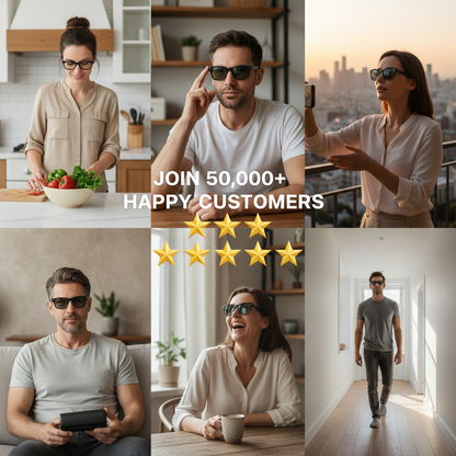 Ray-Ban Meta (Gen 1), Wayfarer, Shiny Black | Smart AI Glasses for Men, Women — 12 MP Ultra-Wide Camera, Open-Ear Speakers for Audio, Video Recording and Bluetooth — Green Lenses — Wearable Technology